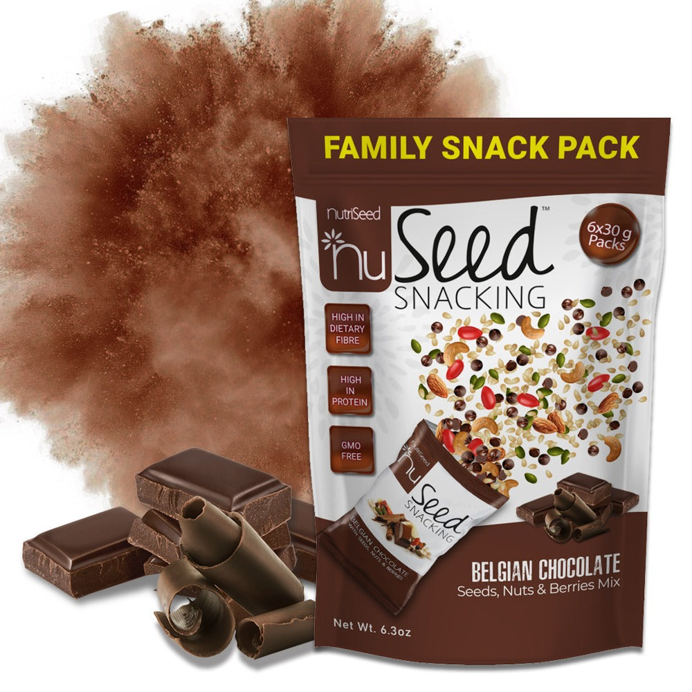 NuSeed Belgian Dark Chocolate - Family Pack