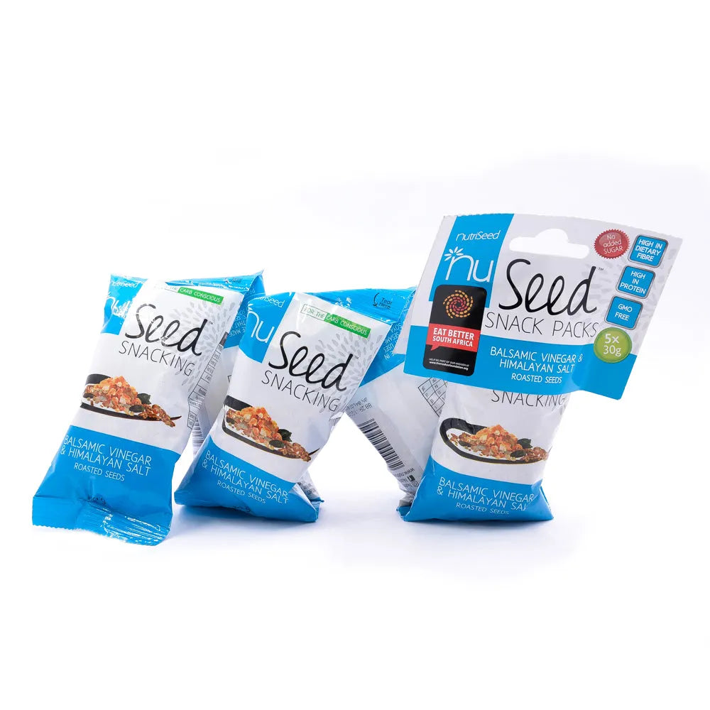 NuSeed Himalayan Salt & Balsamic Vinegar Roasted Seeds - Strip Pack