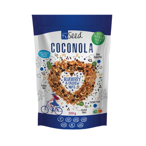 COCONOLA - Blueberry & Cashew Nuts 300g | NutriSeed | – Nutriseed