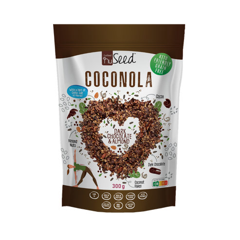 COCONOLA -Dark Chocolate & Almond 300g | NutriSeed | – Nutriseed